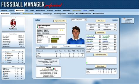Fußball manager professional